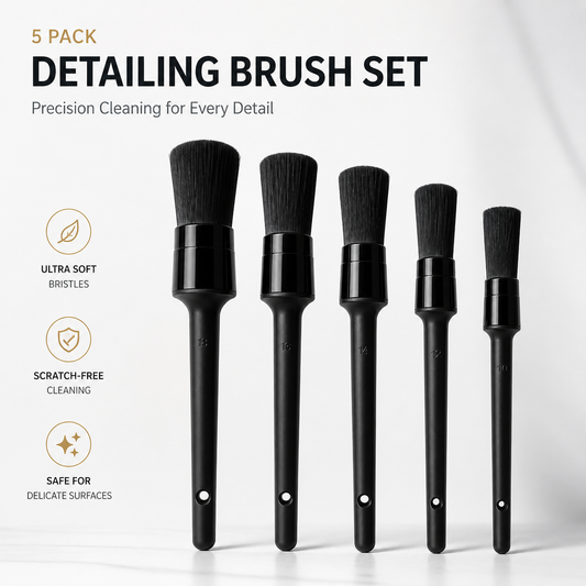 5PC Car Detailing Brush Kit